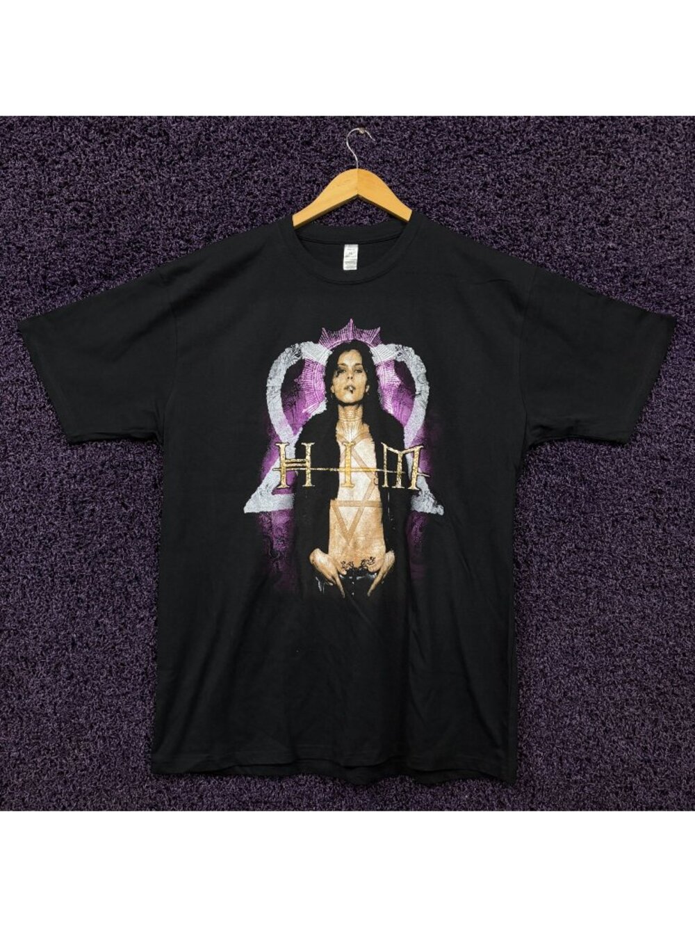 HIM Razorblade Romance Album Gothic Metal Band T-Shirt XL